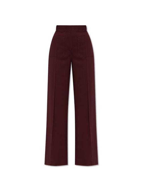 Victoria Beckham Pantaloni completo con tasche porto Victoria Beckham | 1225WTR005115I9104 PORT